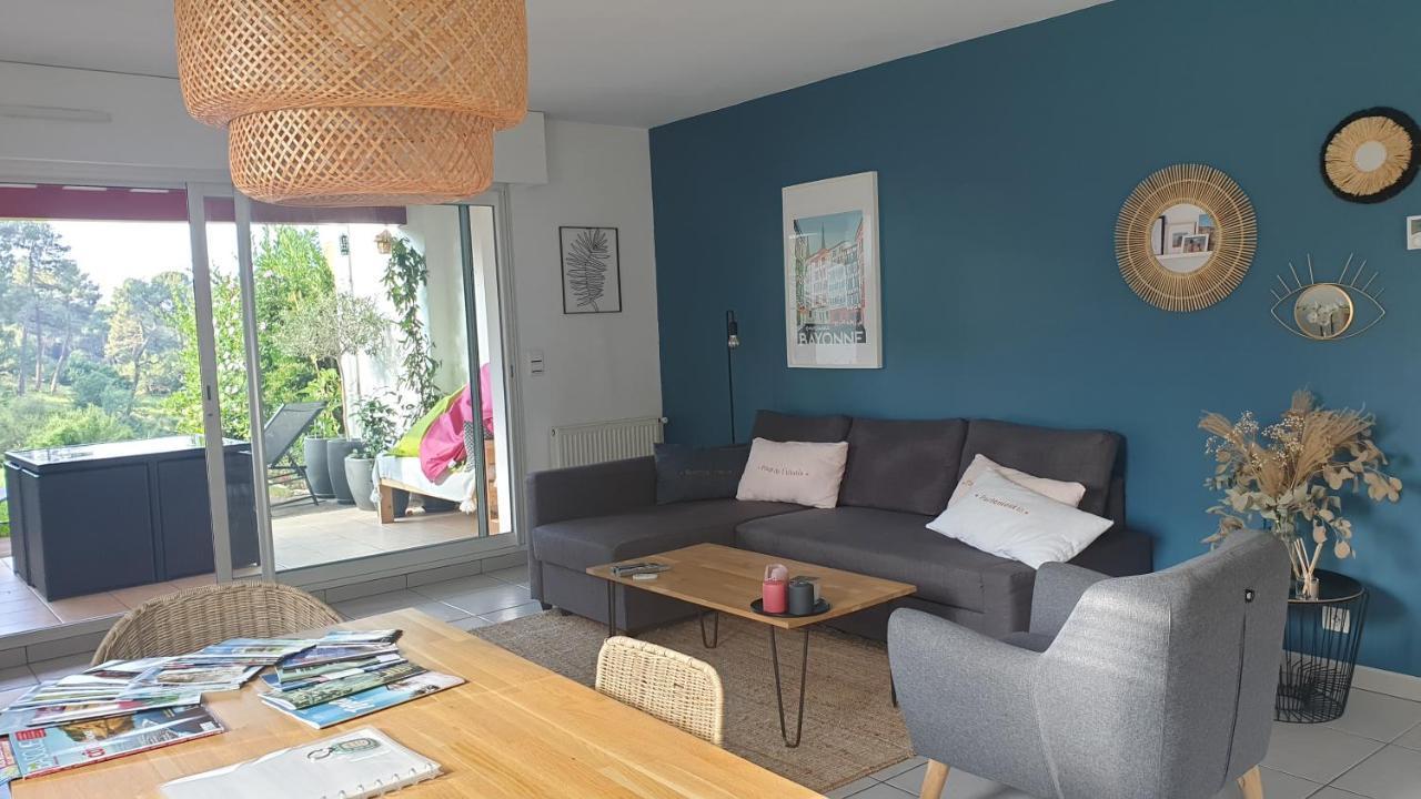 Appartement Calme Avec Jardin Bidart Biarritz Exterior foto